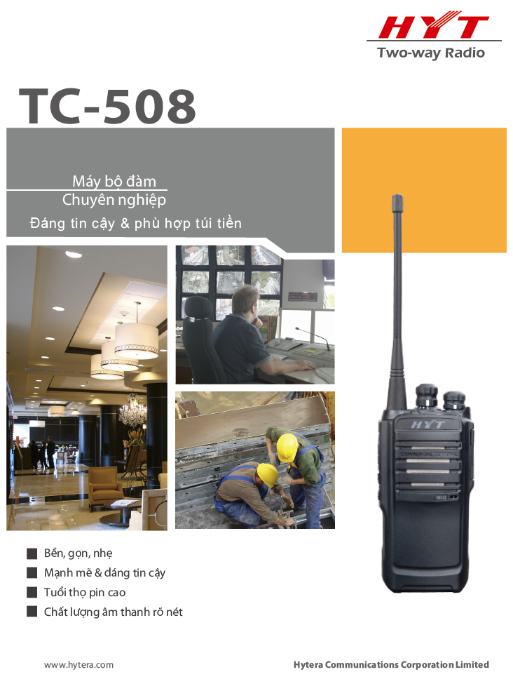 HYT TC-508 Catalog-1